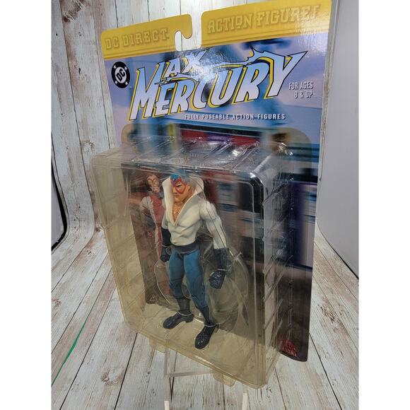 Vintage 2000 DC Direct Max Mercury The Flash Action Figure Brand New Vtg Retro - Picture 4 of 5